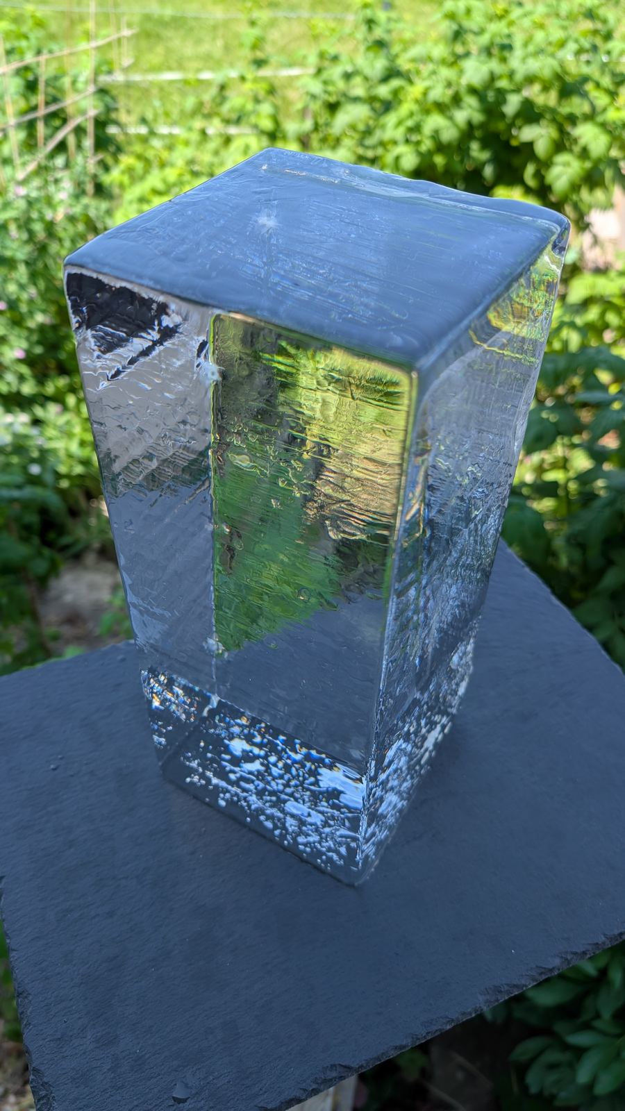 Klarer Eisblock